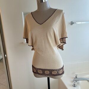 Vintage silk blend top